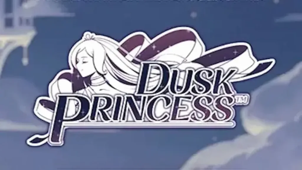 Dusk Princess slot game interface featuring Princess Luna and magical castle background